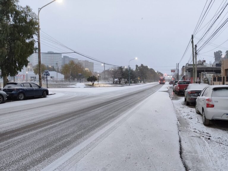 Por el temporal de nieve piden a los ciudadanos no salir de sus hogares