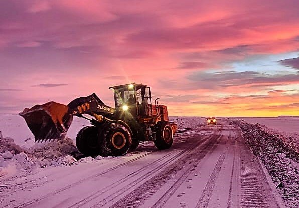 Trabajadores de Vialidad fueron agredidos en medio del temporal en Ruta N°3