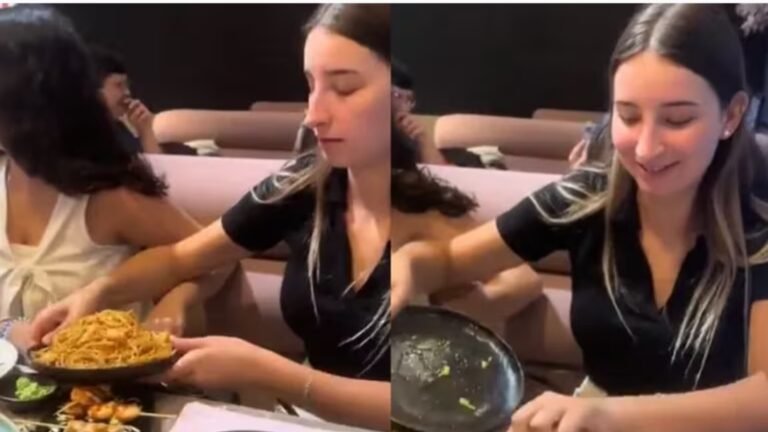 Fueron a un tenedor libre y se llevaron comida en un tupper