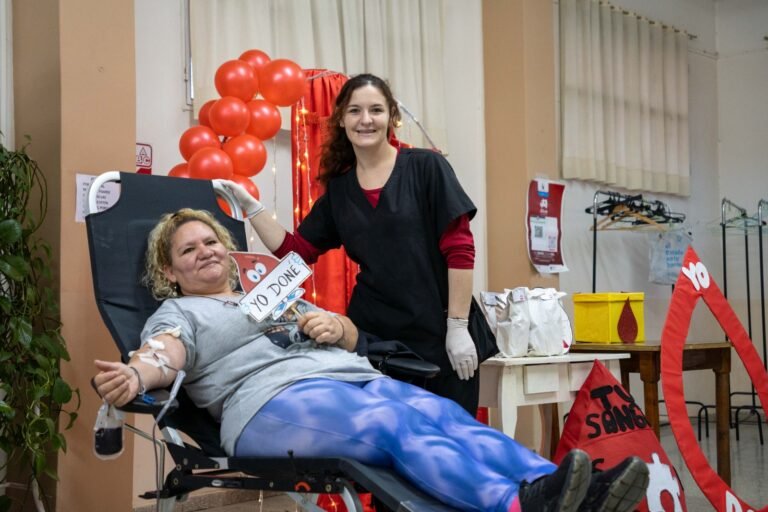 La Cruz Roja encabezó una campaña de donación de sangre en su 144° Aniversario