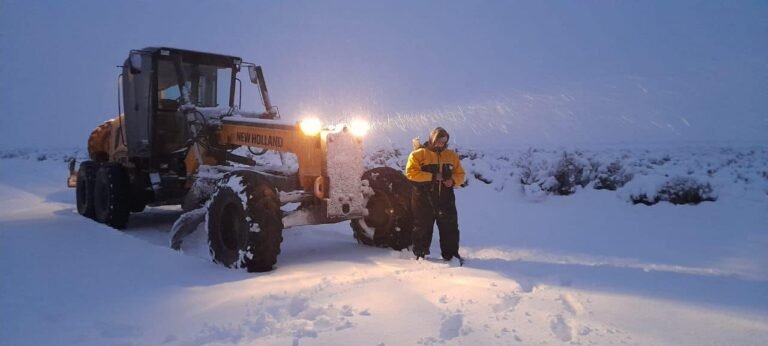 Por las nevadas se mantiene el corte en ruta 3, 26 y 40