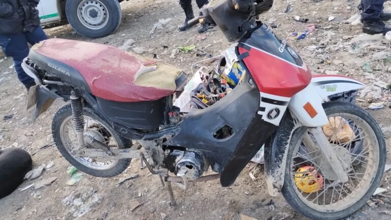 Encontraron una moto en la Escombrera Municipal que tenía pedido de secuestro por estafa