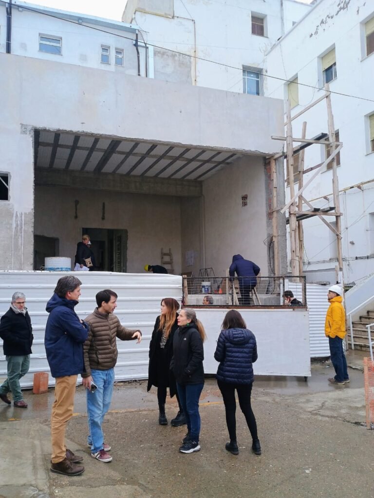 Avanzan con las obras para la instalación del resonador del Hospital Regional 