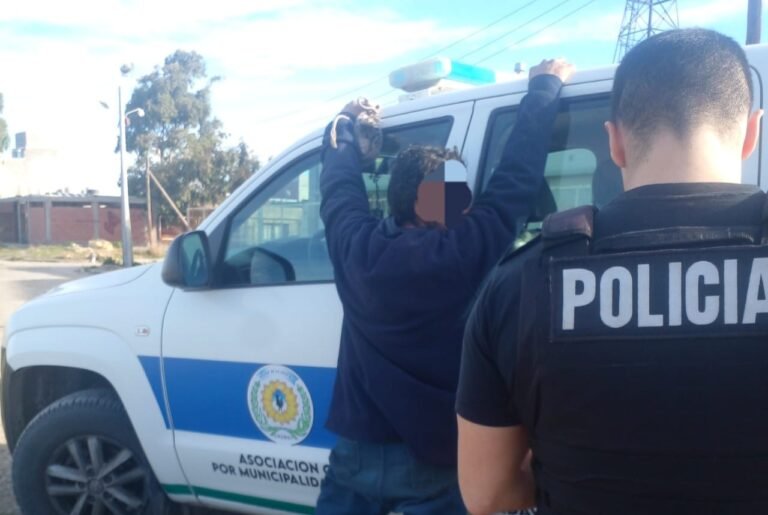 Trepó el paredón de una empresa para robar pero un testigo lo vio y llamó a la policía
