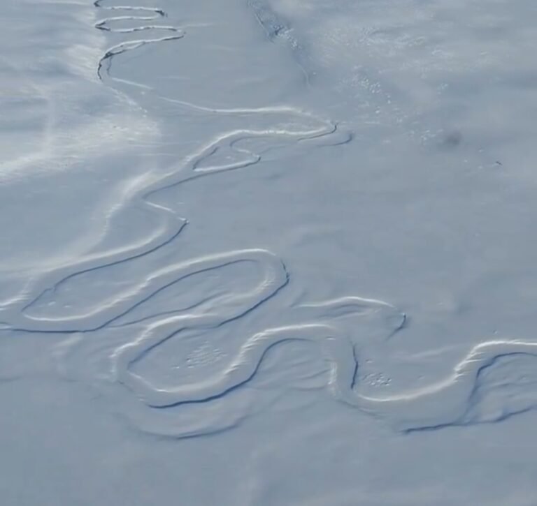 La ola polar congeló hasta un río: el impacto del frío en el sur de la Patagonia