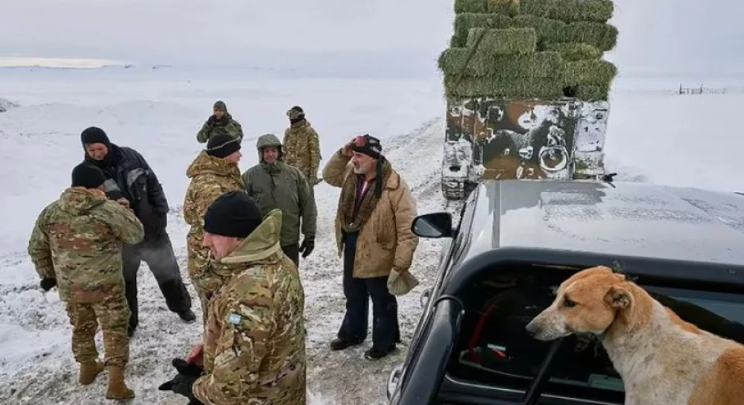 El Ejército continúa trabajando en el rescate de personas y animales en la nieve