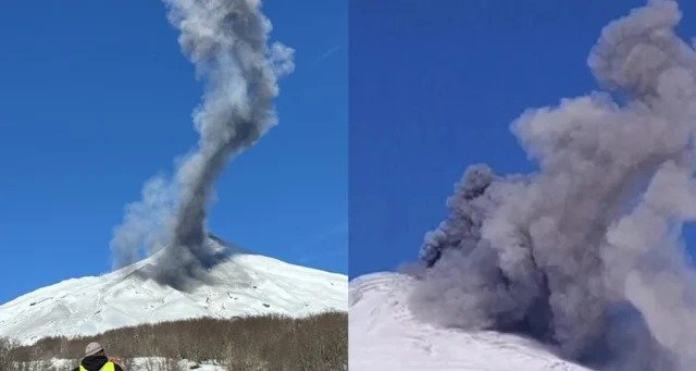 El Volcán Villarrica volvió a explotar cerca de la Patagonia: crece la preocupación