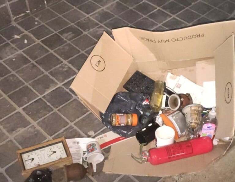 Dos menores entraron a una empresa y robaron un televisor y elementos de oficina