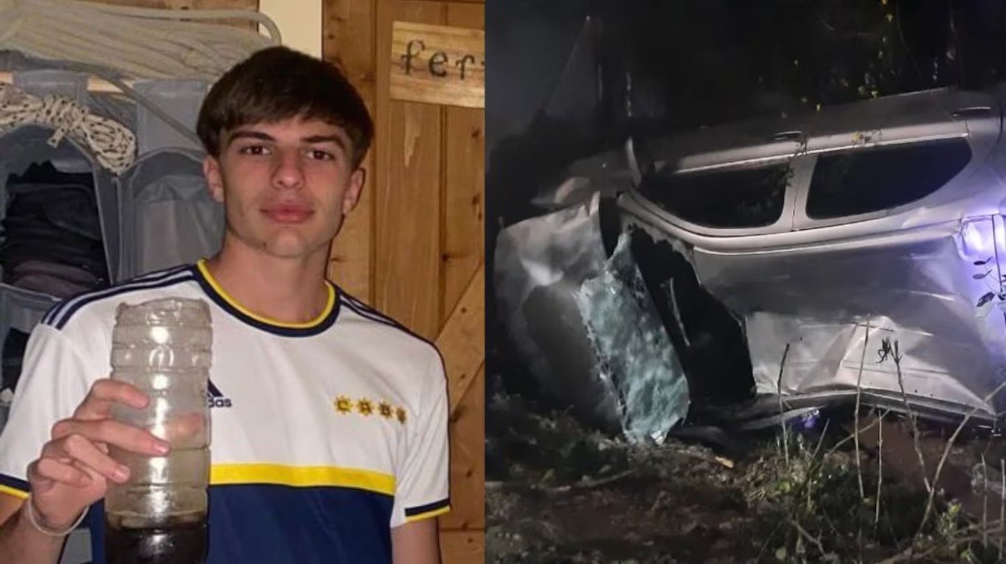 Un joven de 18 años perdió el control de su auto, chocó contra una casa ...