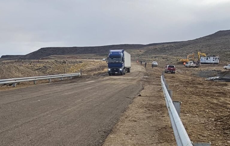 Finalizó la construcción de la alcantarilla en Ruta N°26 y restableció la circulación normal