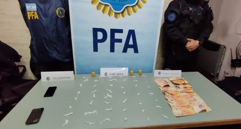 Desbarataron un búnker de drogas y secuestraron 45 envoltorios con cocaína