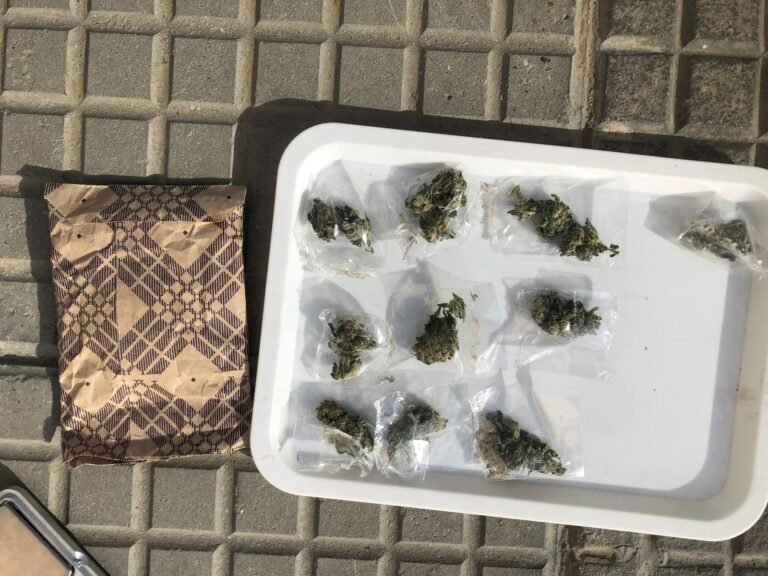 Atraparon a un joven con 23 gramos de marihuana preparados para la venta
