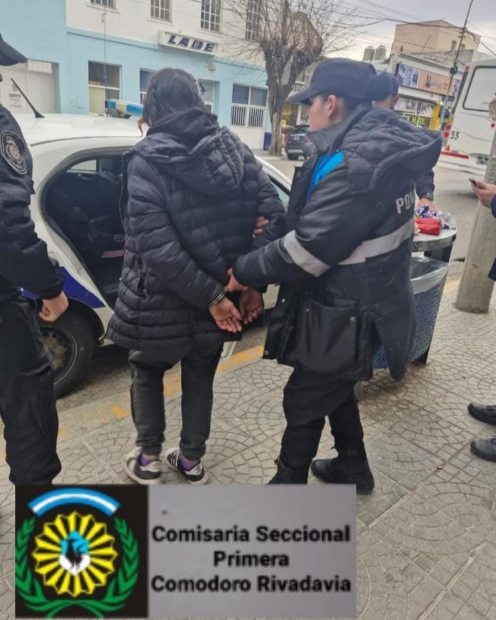 Sustrajeron 10 pares de medias y fueron aprehendidos