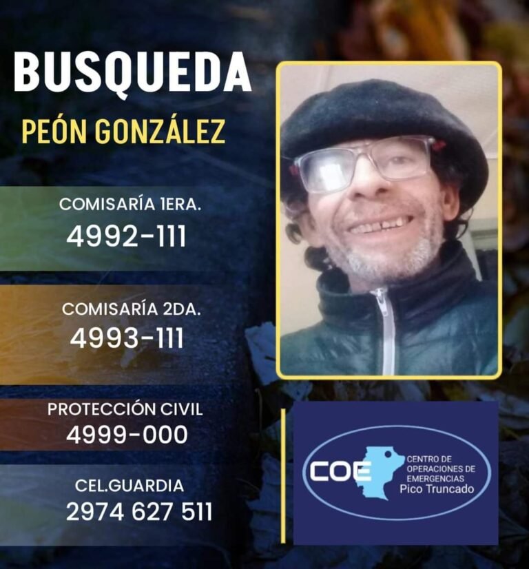 Buscan intensamente a un peón de estancia