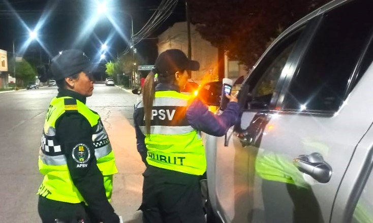 Detectaron a 33 conductores alcoholizados durante el fin de semana