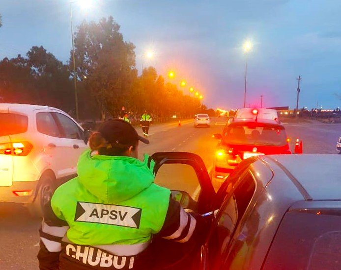 Durante el fin de semana se detectaron 22 conductores alcoholizados en Comodoro