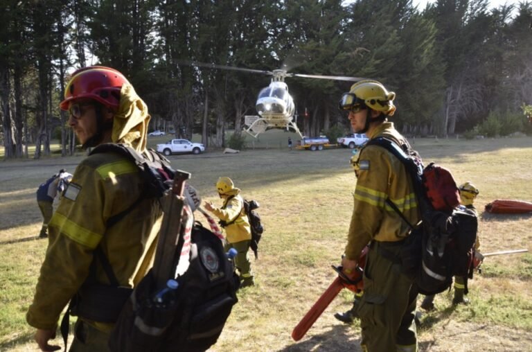 Brigadistas de Chubut viajaron para ayudar en los incendios de Córdoba