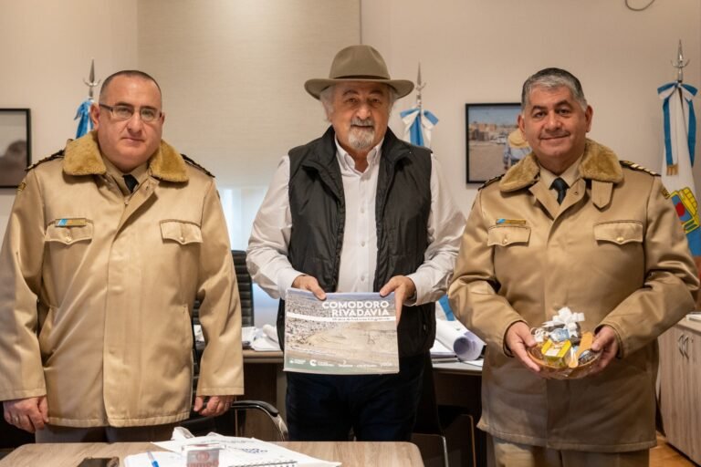 Recibieron al Director Región Sur de Prefectura para un trabajo en conjunto con el Municipio