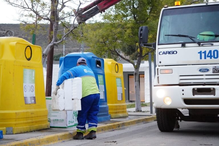 El volumen de residuos reciclados en Rada Tilly permite reducir la recolección a cuatro días