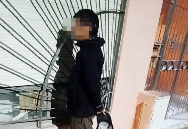 Un vecino vio a un ladrón robando la batería de un auto y lo atrapó