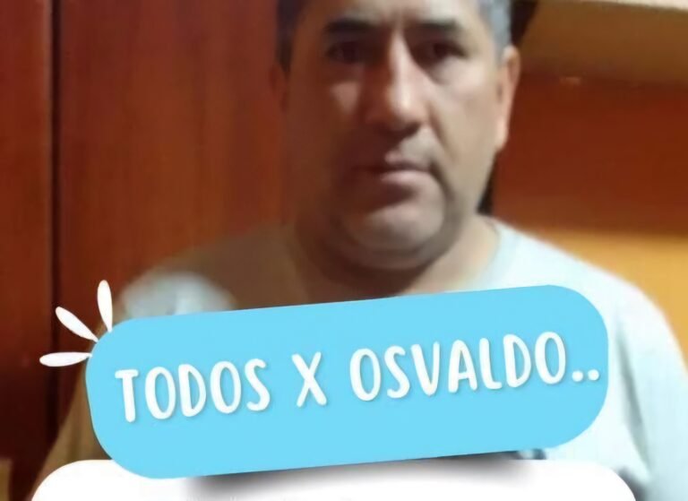 Osvaldo sufrió quemaduras graves en un accidente y pide colaboración para comprar una crema