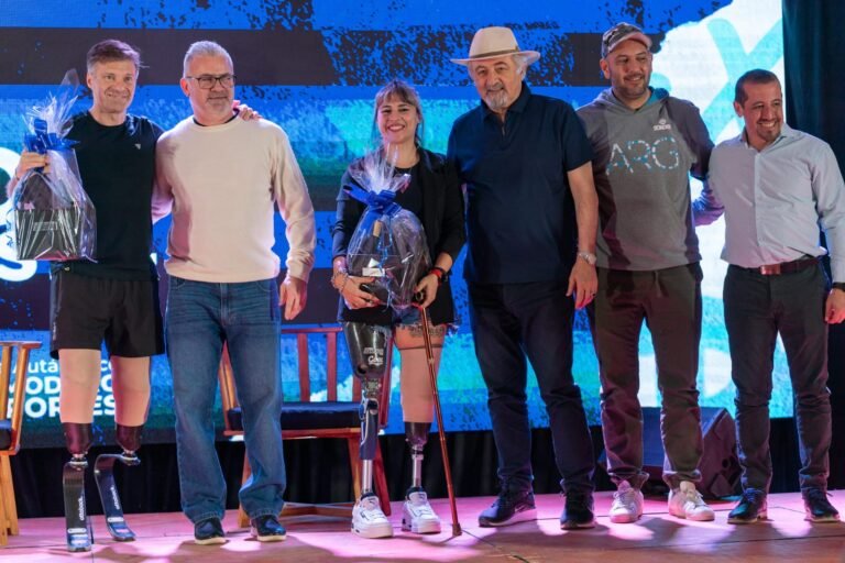 Othar recibió a Pablo Giesenow, el hombre que perdió las piernas en un accidente y se convirtió en un referente nacional del deporte adaptado