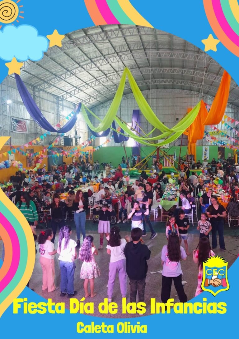 Gran festejo del día de las infancias en Caleta Olivia