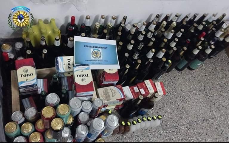 Secuestraron 470 litros de bebidas alcohólicas