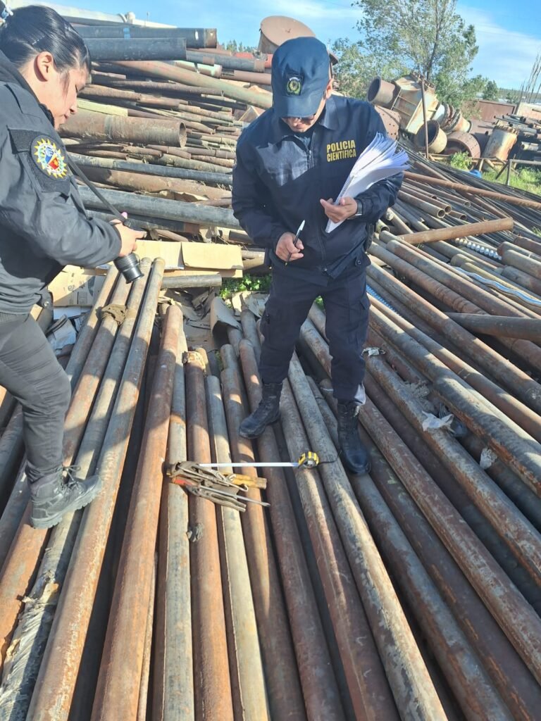 Detenidos al intentar sustraer 50 kg. de cobre