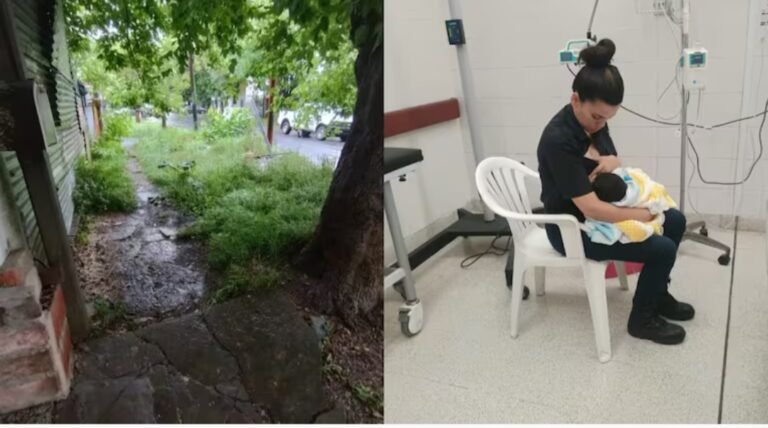 Abandonaron a un bebé de pocos días: un ciclista lo encontró y una policía lo amamantó