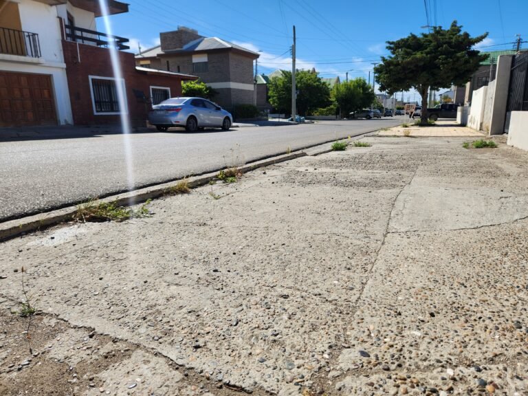 Presentaron un proyecto para arreglar las veredas: “Son un desastre y hay que mejorarlas”
