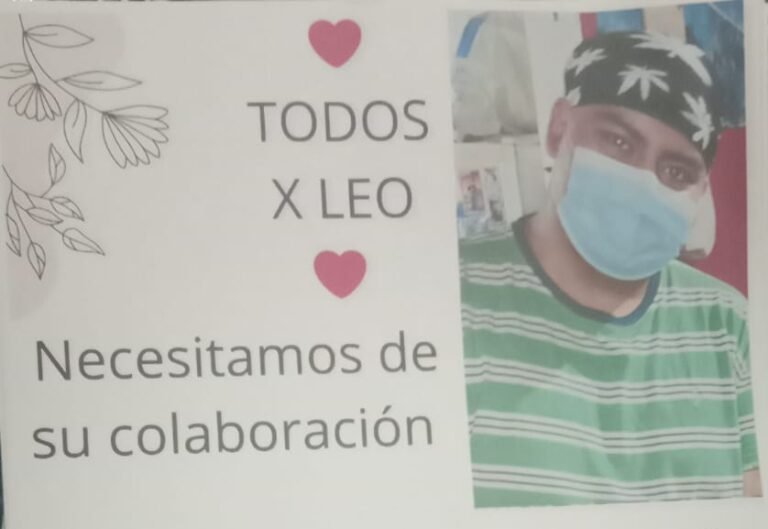 Leo va a ser sometido a un trasplante de médula en Buenos Aires y piden colaboración para cubrir gastos