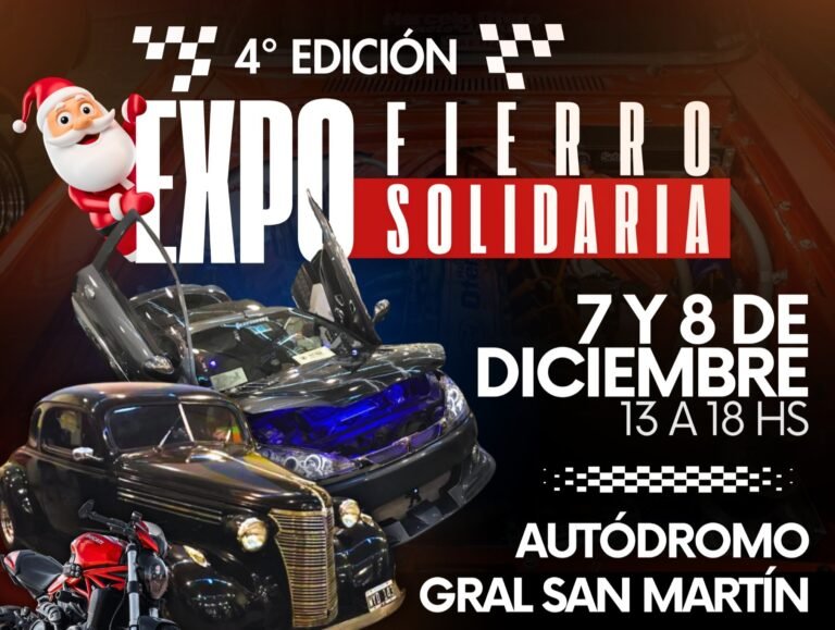 Este fin de semana se realizará la cuarta edición de la Expo Fierro Solidaria