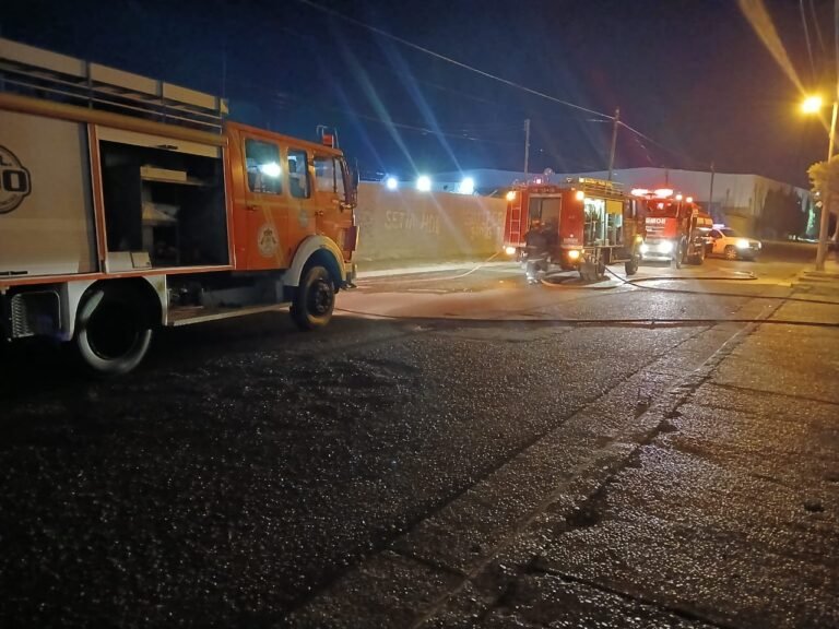 Se incendió el depósito de Guilford y dejó grandes daños materiales