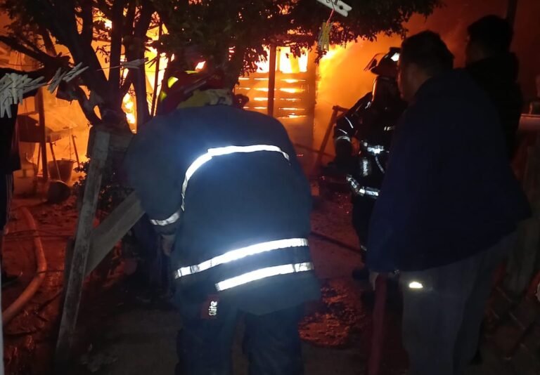Estaba borracho y por un descuido se le habría incendiado la casa