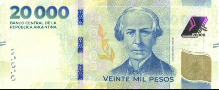Difunden medidas de seguridad para evitar estafas con el nuevo billete de $20.000