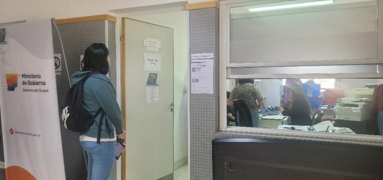 La oficina del Registro Civil de Rada Tilly comenzó a funcionar en el edificio del Hospital Rural