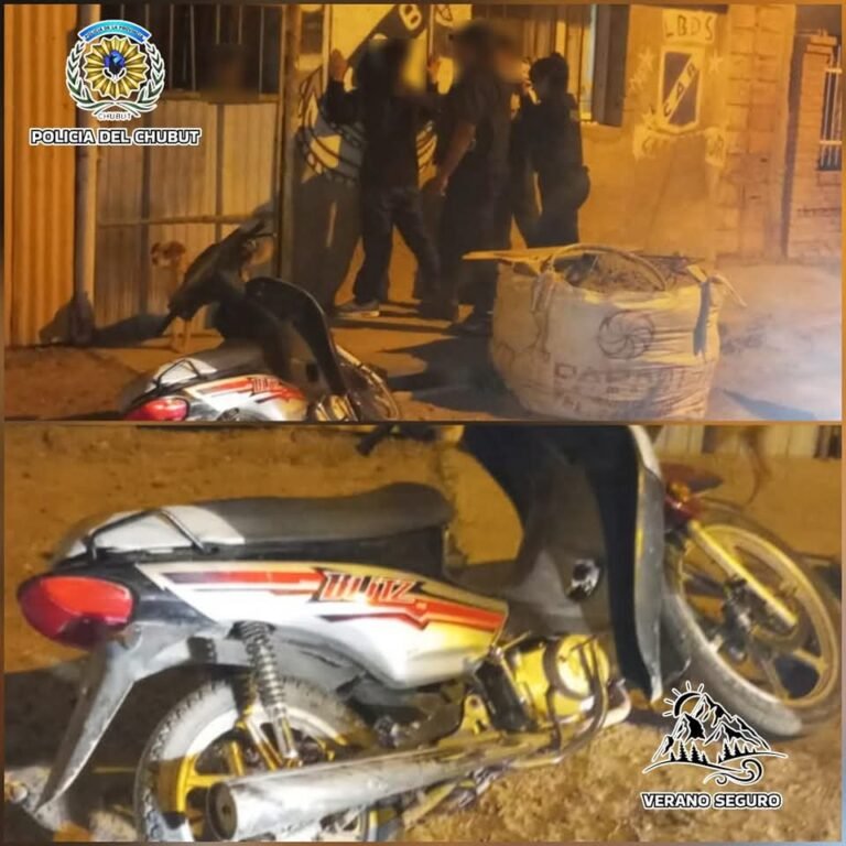 Robaron una moto, los detuvieron y los familiares comenzaron a agredir a la policía