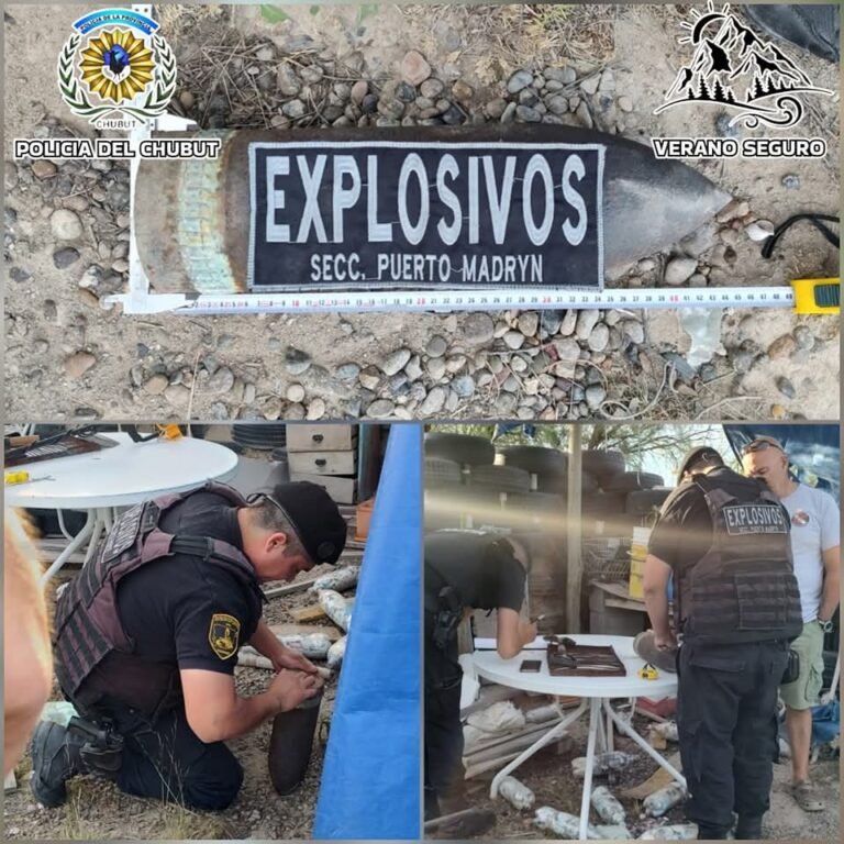 Encontraron un elemento explosivo y dieron aviso a la policía