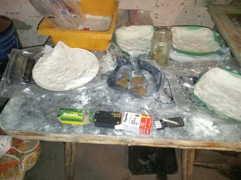 En un allanamiento, recuperaron elementos robados y secuestraron armas y drogas