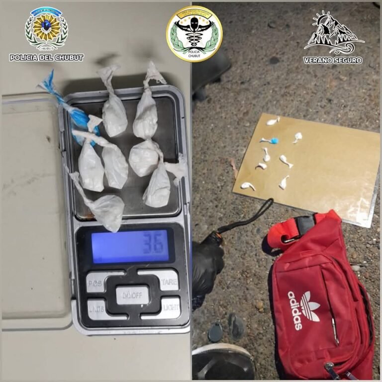 Operativo: interceptan vehículo con cocaína tras control en puesto caminero