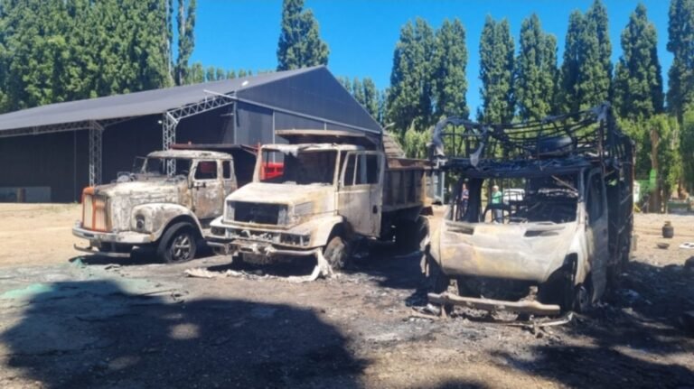 Fuego intencional en una estancia: vehículos y maquinaria afectada por las llamas