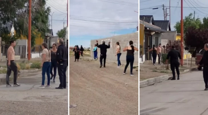 Intentó agredir a su ex que hacía tareas de limpieza y terminó hiriendo a un compañero