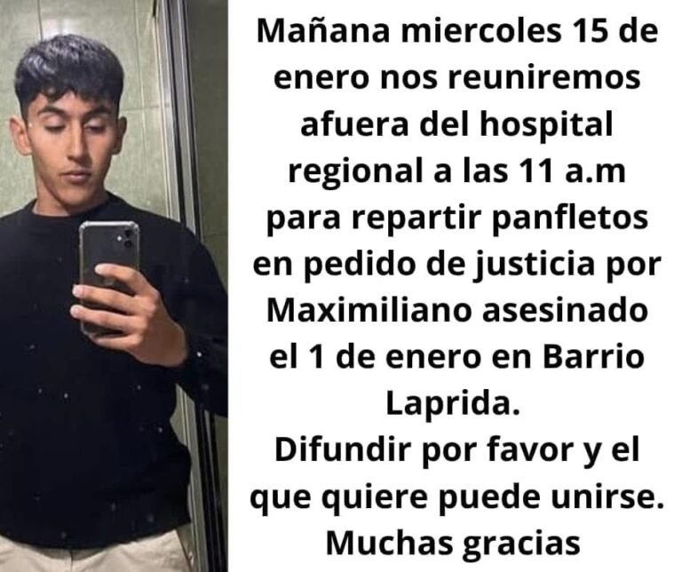 Este miércoles nueva panfleteada por Maxi