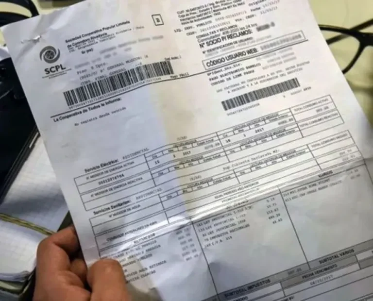 La SCPL incorporó el desglose de ítems en la factura de energía