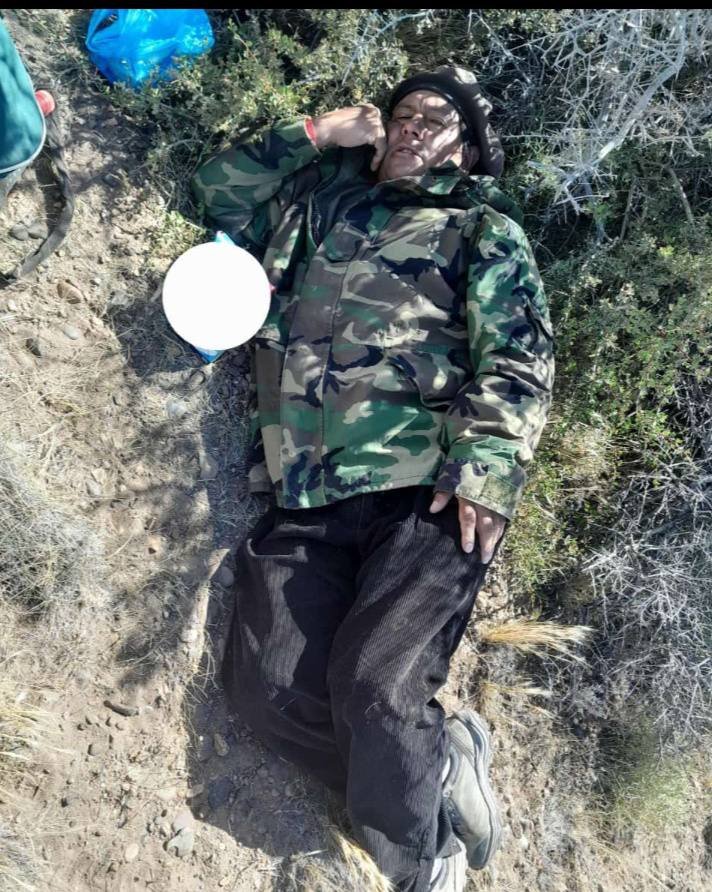 Búsqueda de un trabajador rural en Ruta 40, perdido entre Tamariscos y Facundo