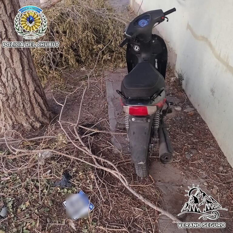 Robaron una moto y la abandonaron a pocas cuadras