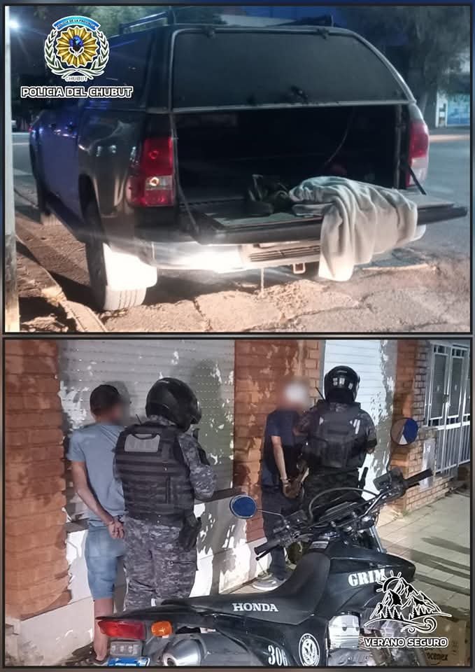 Robaron elementos de una camioneta, pero un vecino los vio y avisó a la policía