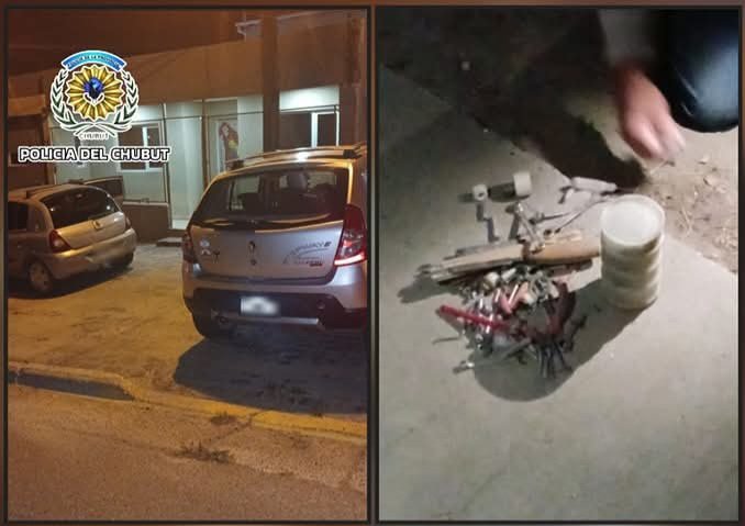Lo atraparon robando herramientas y un esteréo del interior de un auto