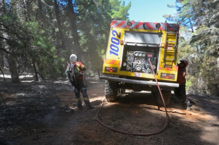 En amplio operativo, el incendio de El Pedregoso fue circunscripto